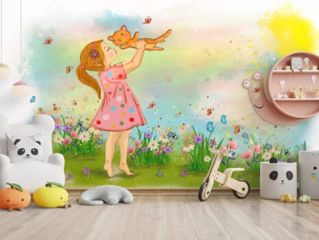 The Playroom Wall Illustration