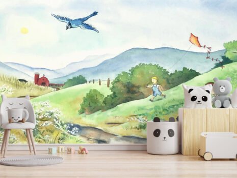 Kids Space Wall Illustration